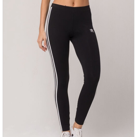 NWT adidas Originals Women's 3-Stripes Leggings - Picture 3 of 8
